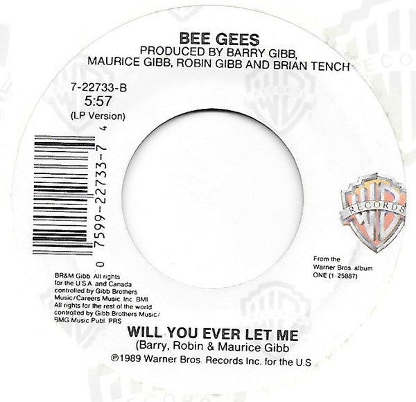 Bee Gees : You Win Again / Will You Ever Let Me (7", Single)