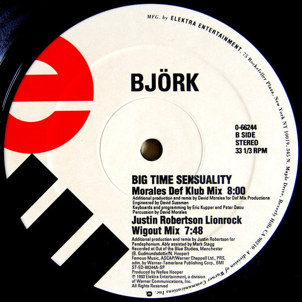 Björk : Big Time Sensuality (2x12", S/Edition)