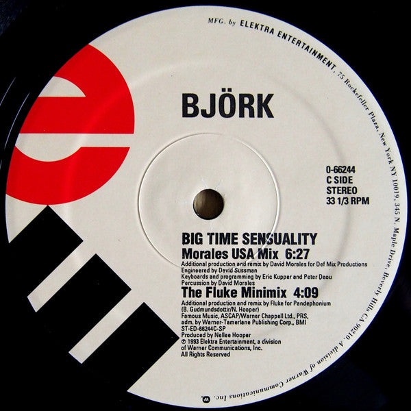 Björk : Big Time Sensuality (2x12", S/Edition)