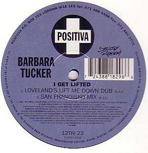 Barbara Tucker : I Get Lifted (12", 1/2)