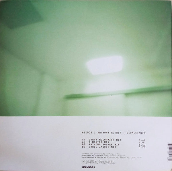 Anthony Rother : Biomechanik (12")