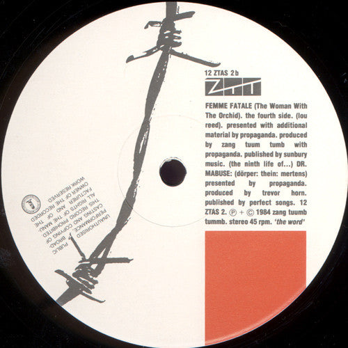 Propaganda : The Nine Lives Of Dr. Mabuse (12", Single, Han)