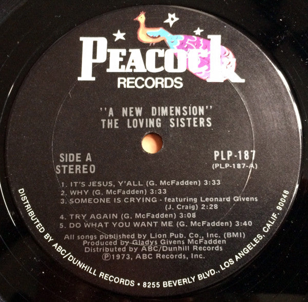 The Loving Sisters : A New Dimension (LP)