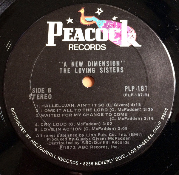 The Loving Sisters : A New Dimension (LP)