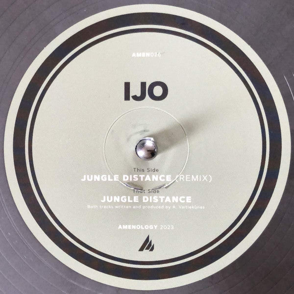 IJO : Jungle Distance / Jungle Distance (Remix) (12", Ltd, Sil)