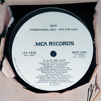 Guy : D-O-G Me Out (12", Single, Promo)