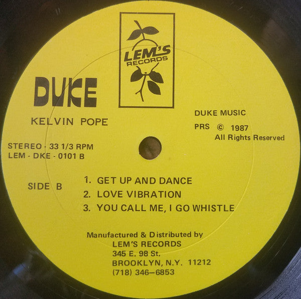 Mighty Duke : Yesterday Today Tomorrow (LP, Album)