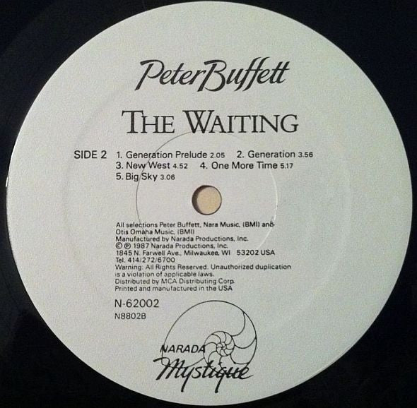 Peter Buffett : The Waiting (LP, Album)