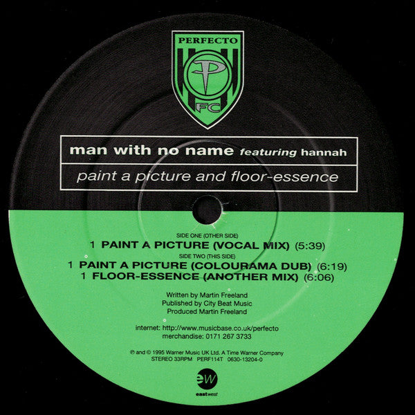 Man With No Name Featuring Hannah* : Paint A Picture And Floor-Essence (12")