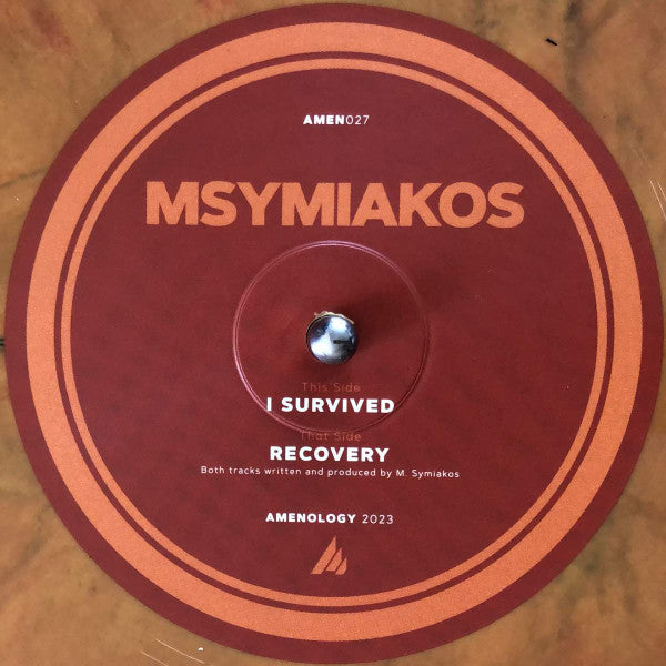 Msymiakos : Recovery / I Survived (12", Ltd, Ora)