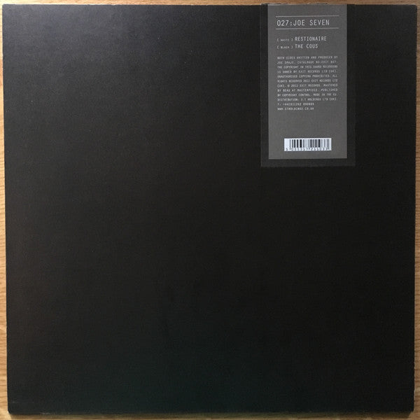 Joe Seven (2) : Restionaire / The Cous (10", W/Lbl)