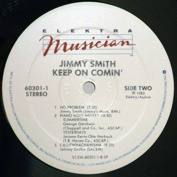 Jimmy Smith : Keep On Comin' (LP, Album)