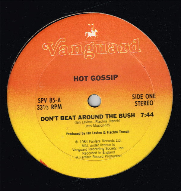 Hot Gossip : Don't Beat Around The Bush (12")