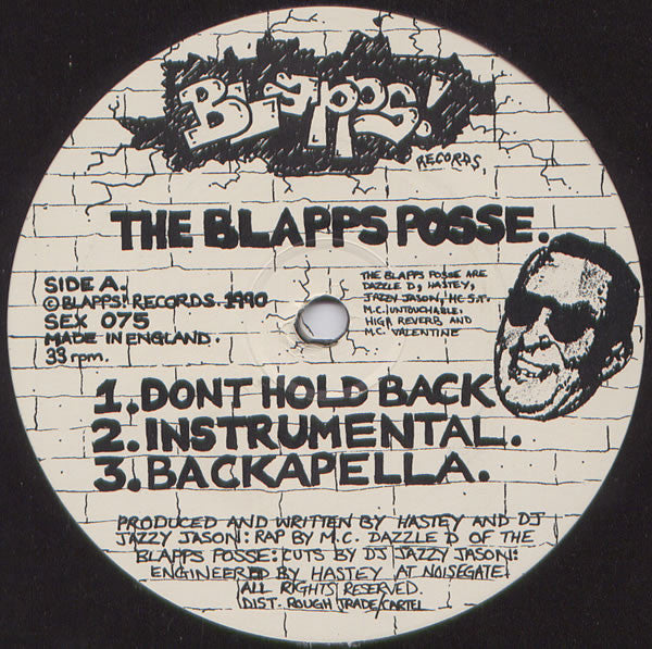 The Blapps Posse : Don't Hold Back! (12")