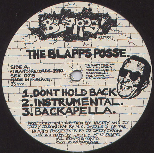 The Blapps Posse : Don't Hold Back! (12")