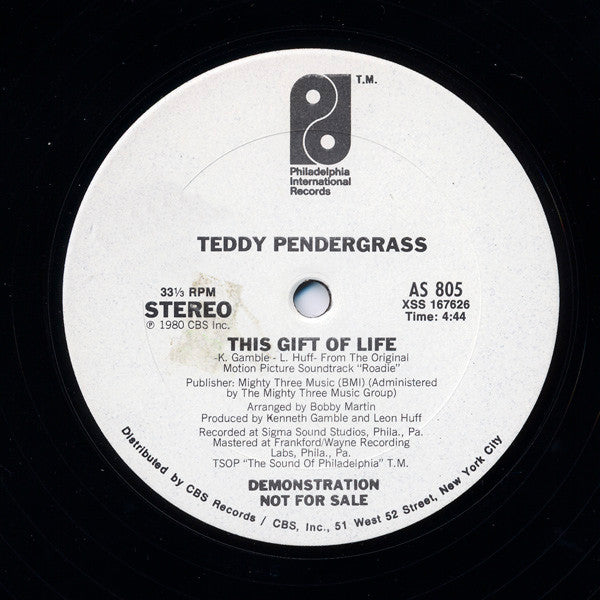 Teddy Pendergrass : Can't We Try (12", Promo)