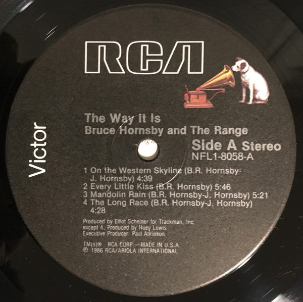 Bruce Hornsby And The Range : The Way It Is (LP, Album, Ind)