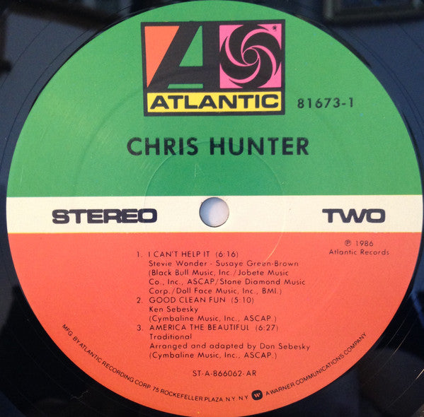 Chris Hunter : Chris Hunter (LP, Album, All)
