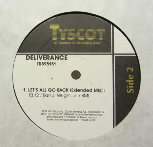 Deliverance (13) : Let's All Go Back (12")
