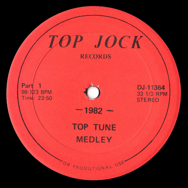 Various : 1982 Top Tune Medley (12", Mixed, Promo, Unofficial)