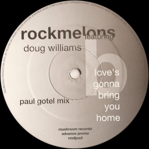 Rockmelons* Featuring Doug Williams : Love's Gonna Bring You Home (2x12", Promo)