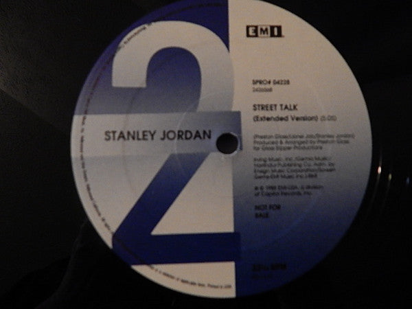 Stanley Jordan : Street Talk (12", Promo)