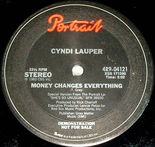 Cyndi Lauper : Girls Just Want To Have Fun (12", Promo)