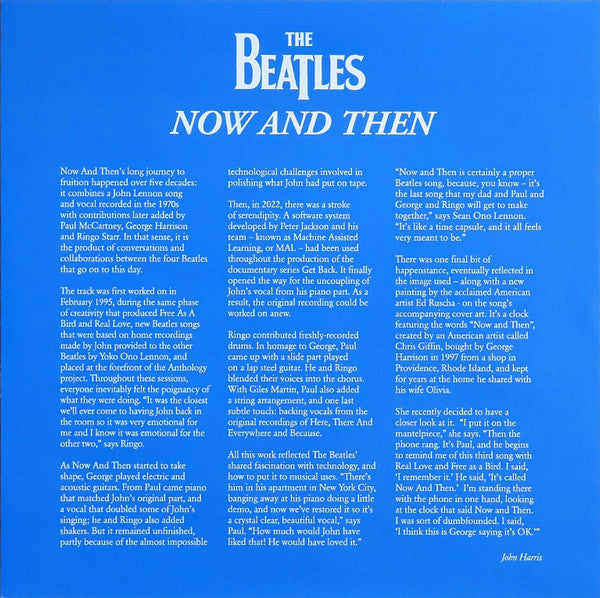 The Beatles : Now And Then / Love Me Do (12", Single)