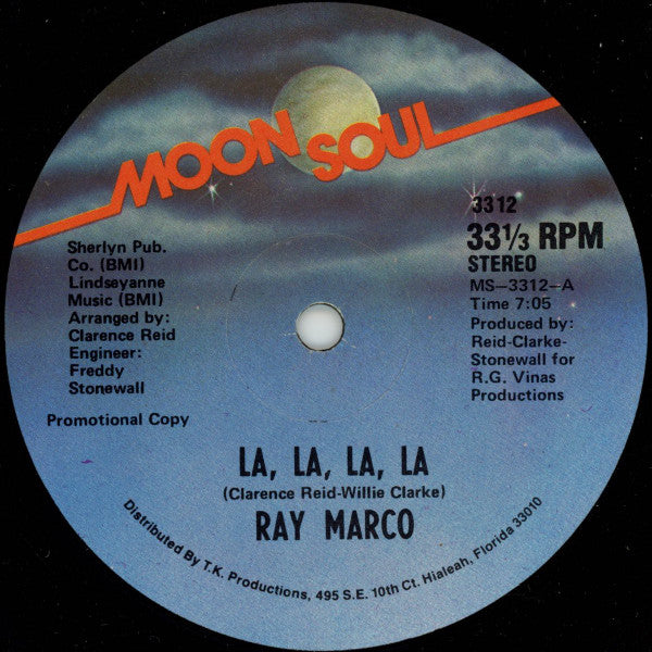 Ray Marco : La, La, La, La (12", Promo)