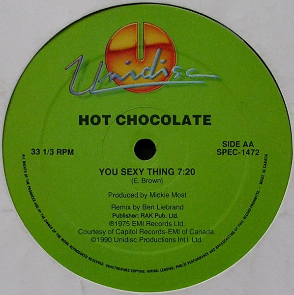 Jermaine Jackson / Hot Chocolate : Let's Get Serious / You Sexy Thing (12", Gre)