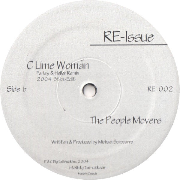 Mood II Swing / The People Movers : The Slippery Track / C Lime Woman (12")