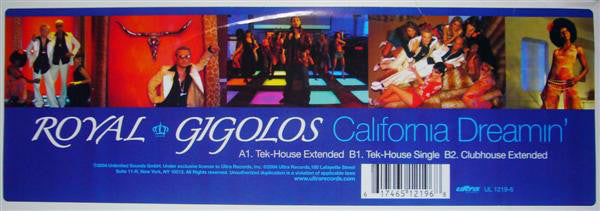 Royal Gigolos : California Dreamin' (12")