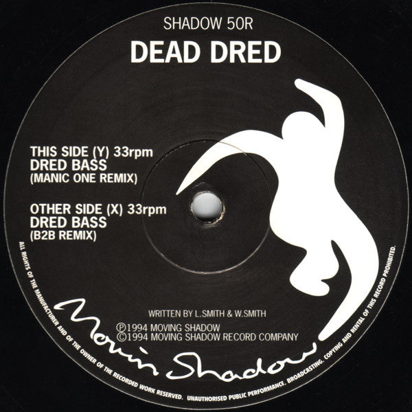 Dead Dred : Dred Bass (Remixes) (10")