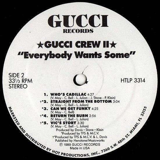 Gucci Crew II : Everybody Wants Some (LP, Album)