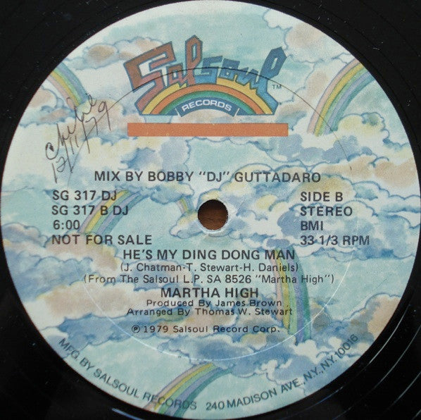 Martha High : Showdown (12", Single, Promo)