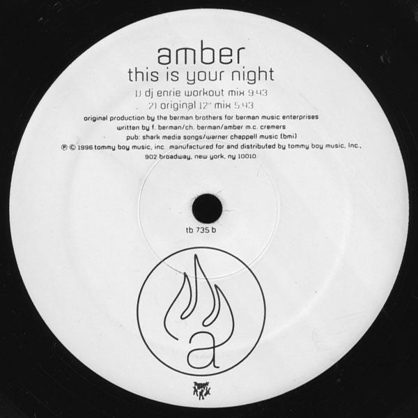 Amber : This Is Your Night (12", Promo)