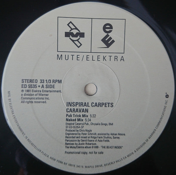 Inspiral Carpets : Caravan (12", Promo)