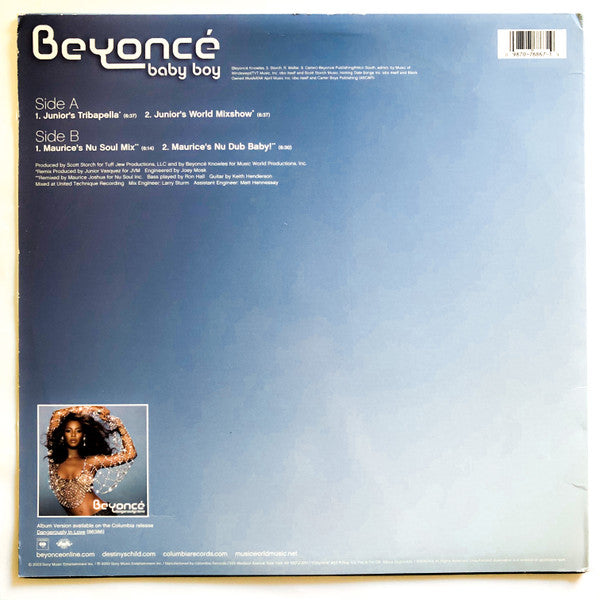 Beyoncé : Baby Boy (Dance Mixes) (12")
