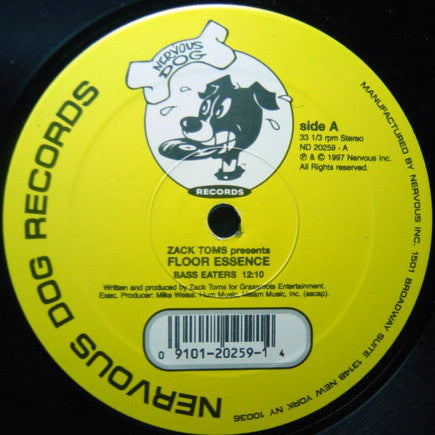 Zack Toms Presents Floor Essence : Bass Eaters (12")