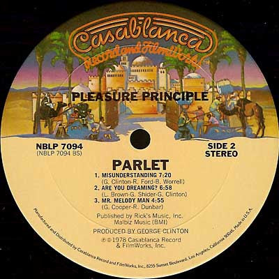 Parlet : Pleasure Principle (LP, Album, Pit)