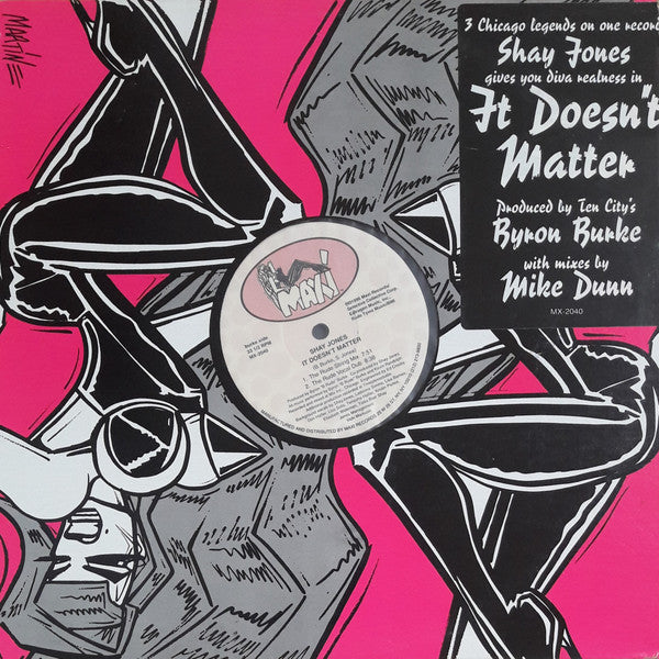 Shay Jones : It Doesn't Matter (12")