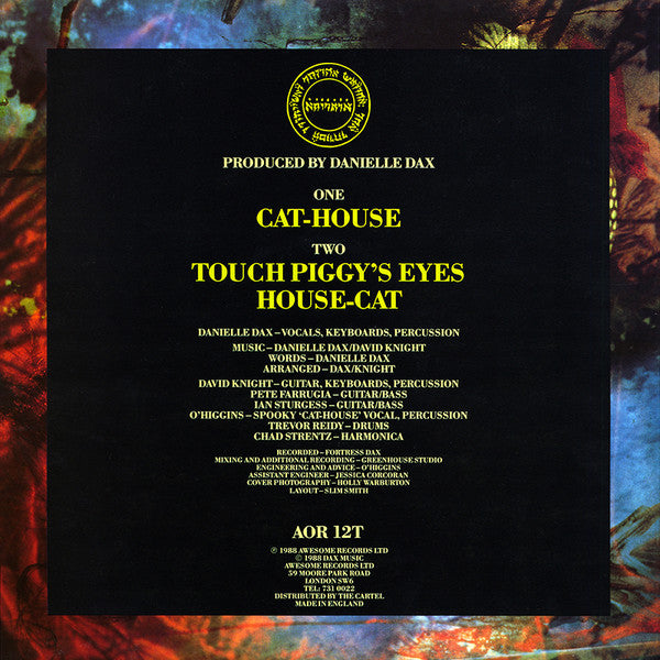Danielle Dax : Cat-House (12", Yel)