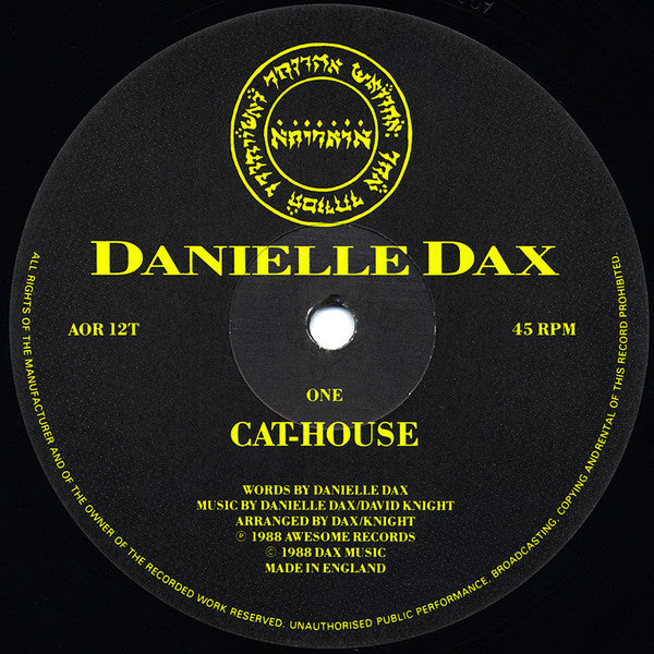 Danielle Dax : Cat-House (12", Yel)