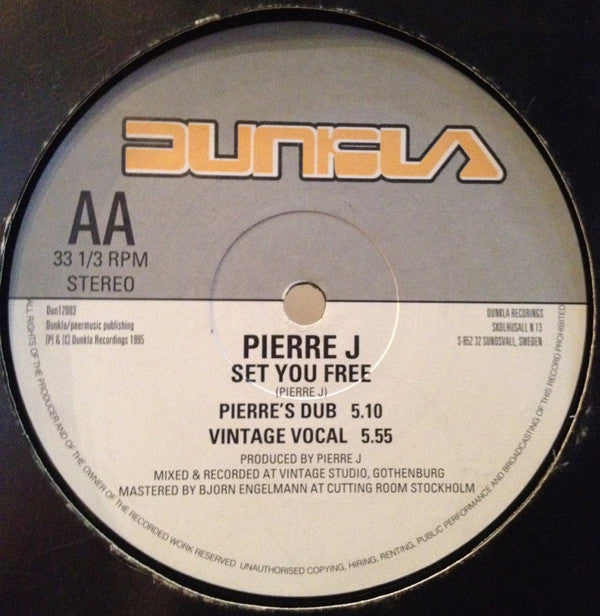 Pierre J : Tribal Track (12")