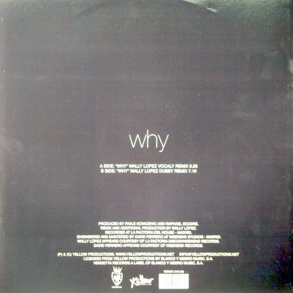 ShinyGrey : Why (Wally Lopez Remixes) (12", Maxi)