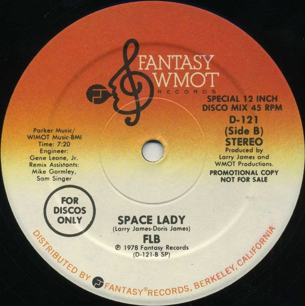 FLB* : Boogie Town / Space Lady (12", Promo)