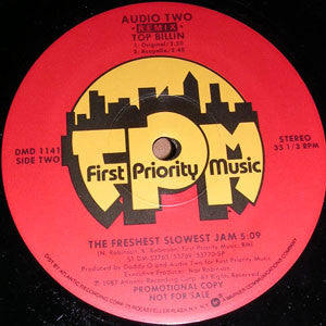 Audio Two : Top Billin (Remix) (12", Promo)