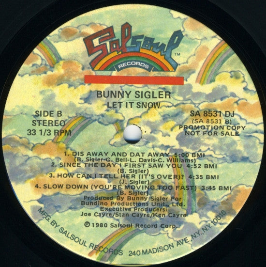 Bunny Sigler : Let It Snow (LP, Album, Promo)