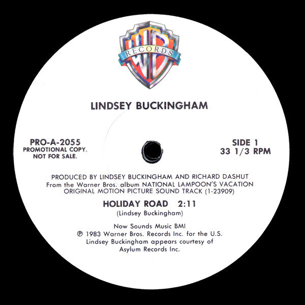 Lindsey Buckingham : Holiday Road (12", Promo)