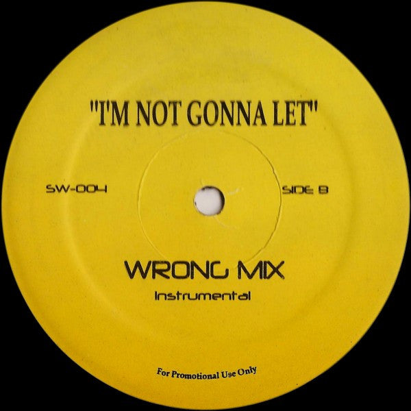 Scott Wozniak : I'm Not Gonna Let (12", Promo)